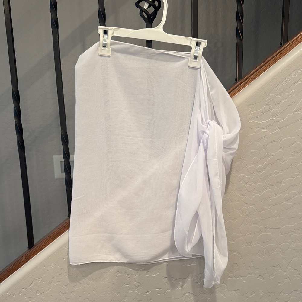 White Women’s Sarong Cover Up